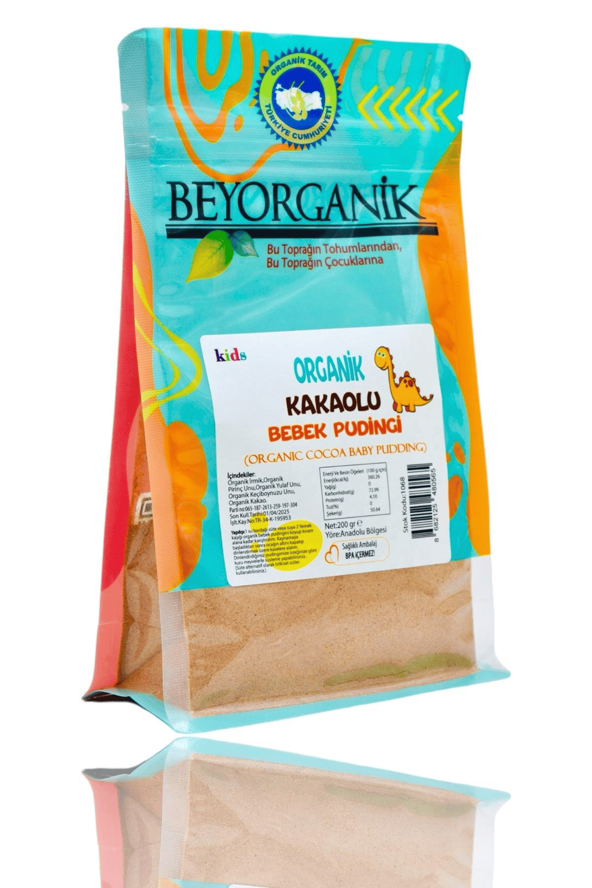 Beyorganik Organik Kakaolu Bebek Pudingi 200 gr +6 Ay