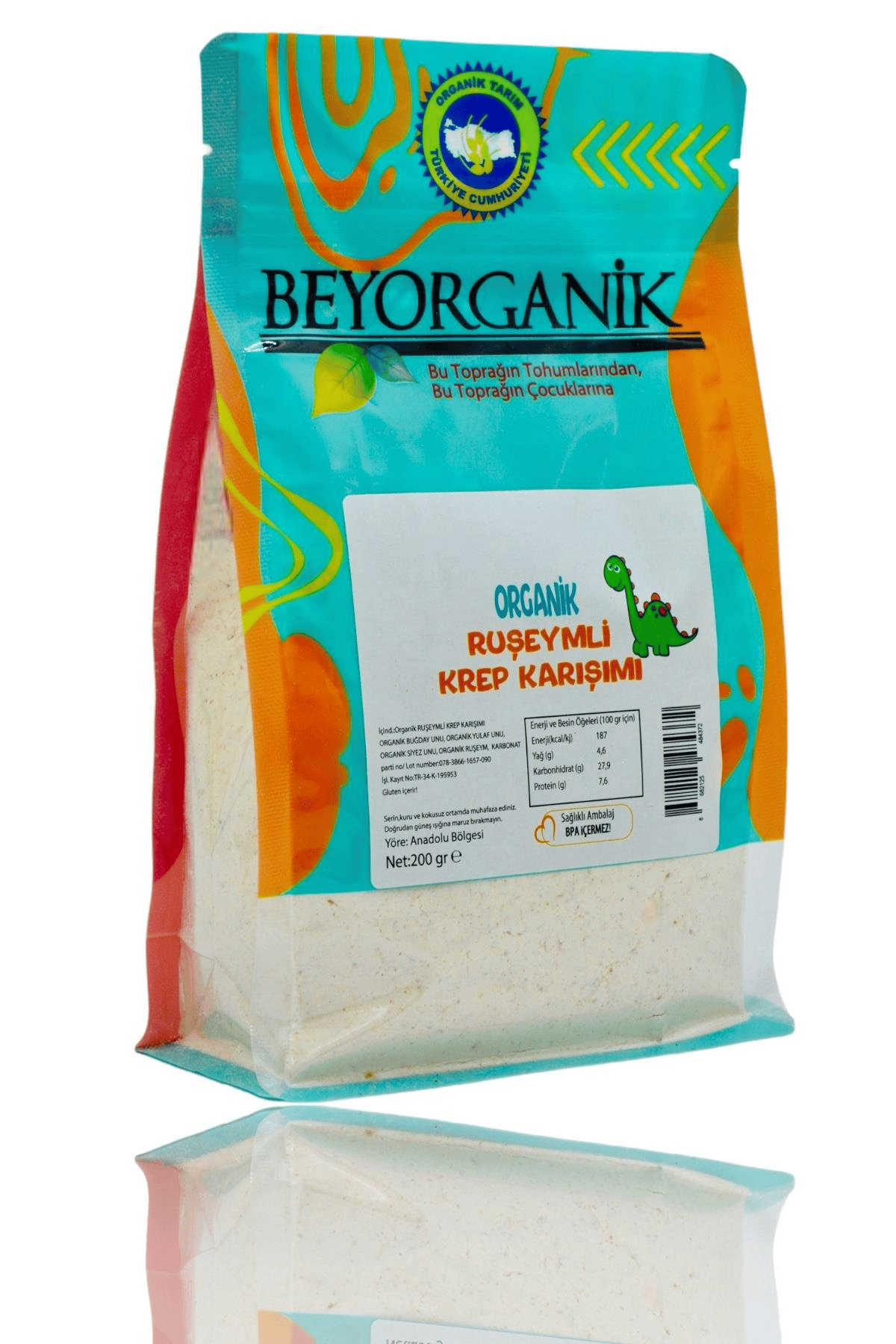 Beyorganik Organik Ruşeymli Krep Karışımı 200 gr +8 Ay 