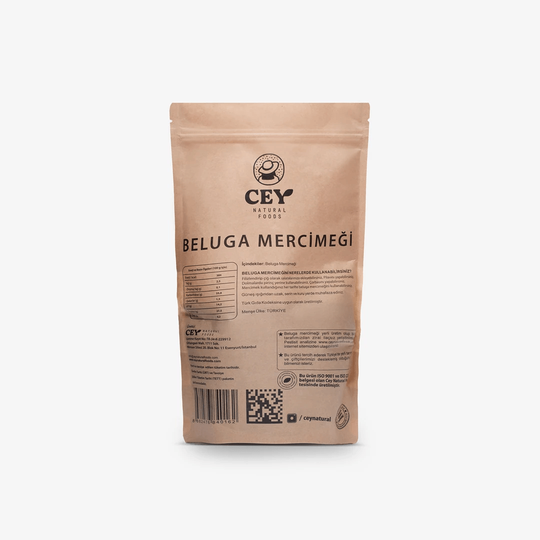 Cey Natural Beluga Mercimeği 500 gr