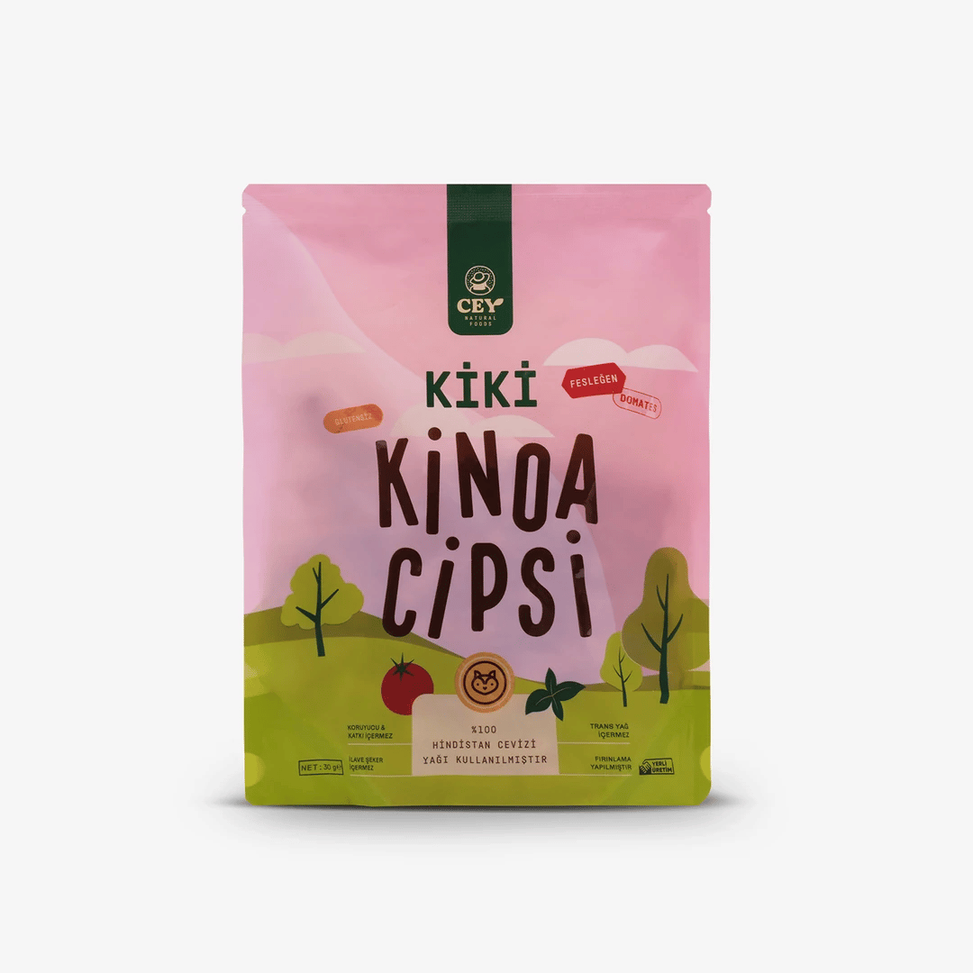 Cey Natural Kiki Domates Fesleğen Kinoa Cipsi 30 gr