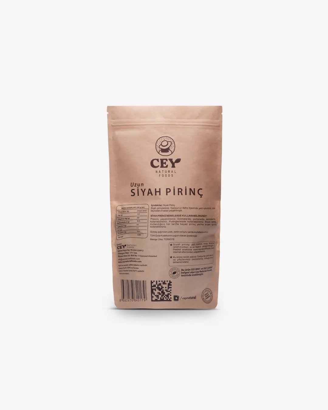 Cey Natural Uzun Siyah Pirinç 500 gr