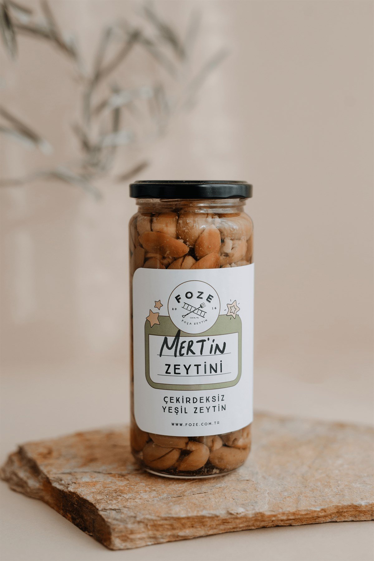 Foze Çekirdeksiz Yeşil Çocuk Zeytini 300 gr