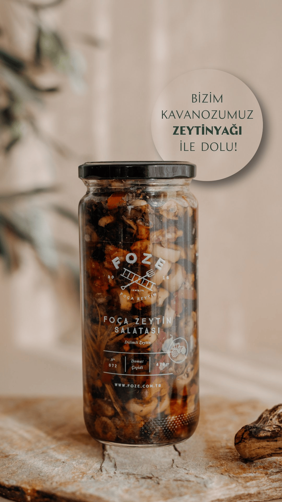 Foze Foça Zeytin Salatası 470 gr