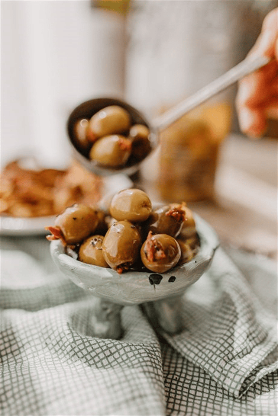 Foze Kurutulmuş Domates Dolgulu Yeşil Zeytin 450 gr