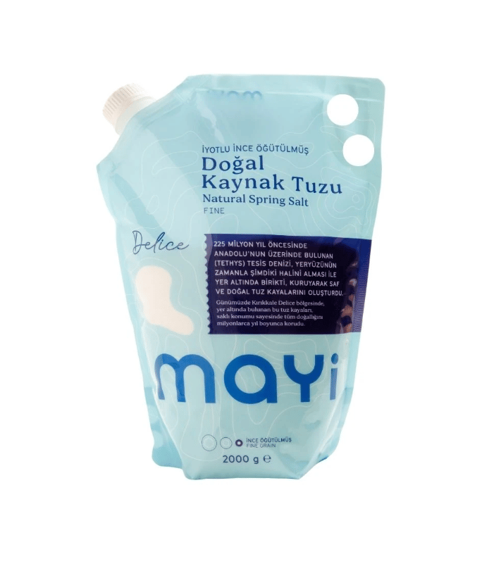 Mayi Öğütülmüş Sofra Tuzu 2 kg & İyot İlaveli
