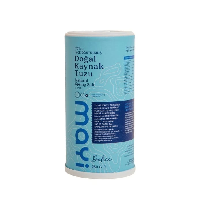 Mayi Öğütülmüş Sofra Tuzu 250 gr & İyot İlaveli