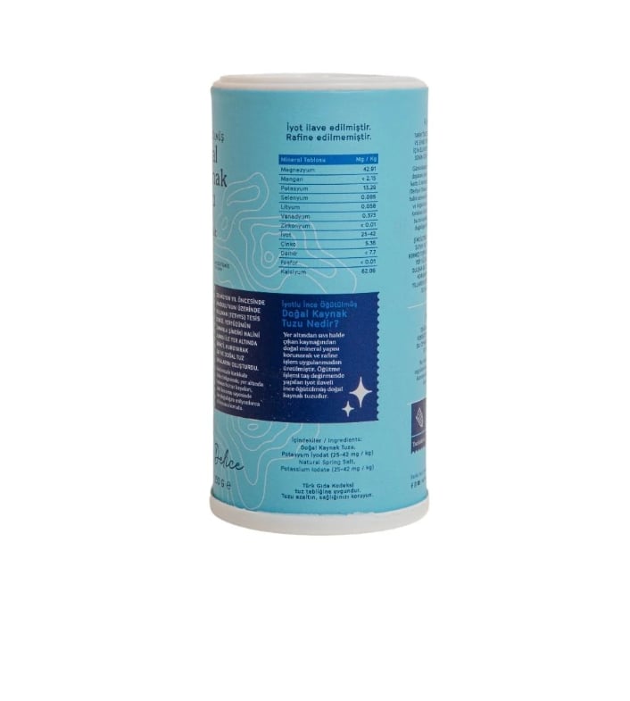 Mayi Öğütülmüş Sofra Tuzu 250 gr & İyot İlaveli