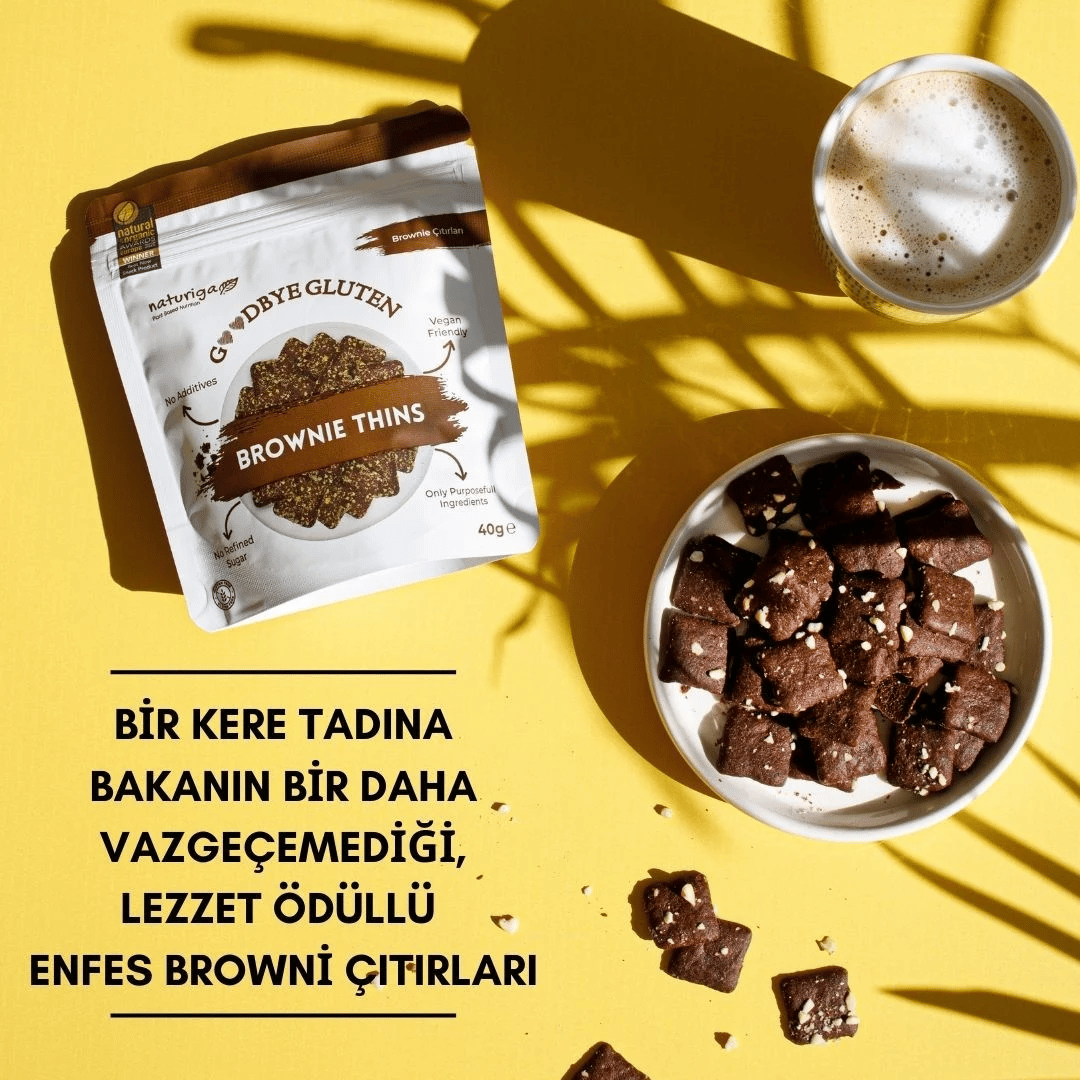 Naturiga Brownie Çıtırları 40 gr