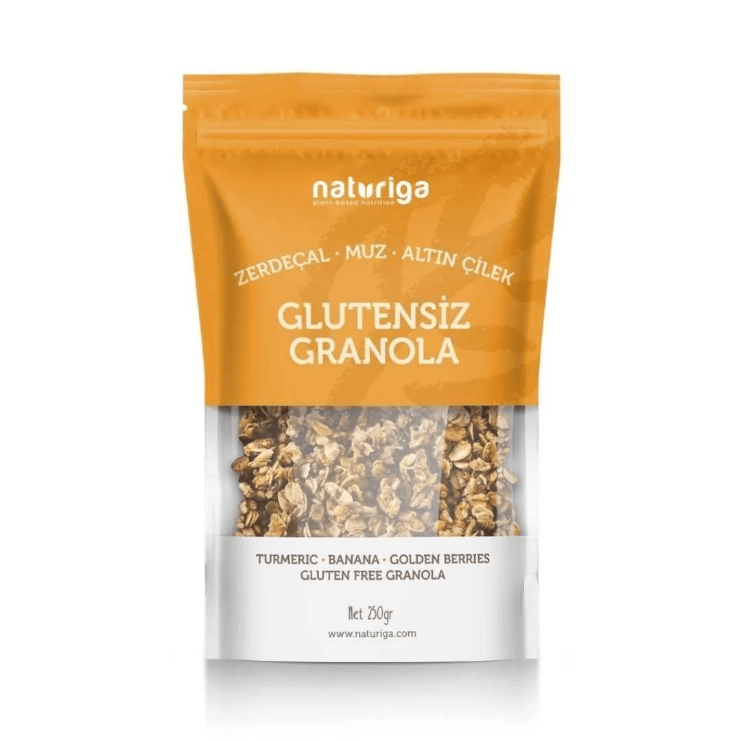 Naturiga Glutensiz Zerdeçal & Altın Çilek Granola 250 gr