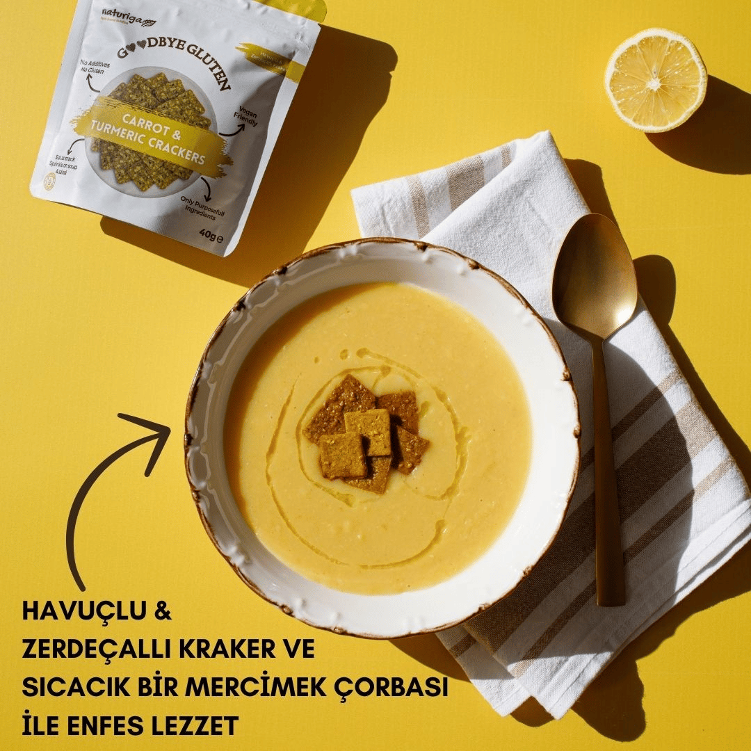 Naturiga Havuçlu & Zerdeçallı Kraker 40 gr