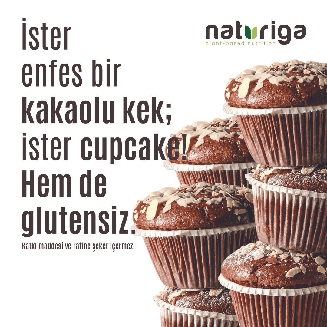 Naturiga Kakaolu Kek & Muffin Karışımı 260 gr