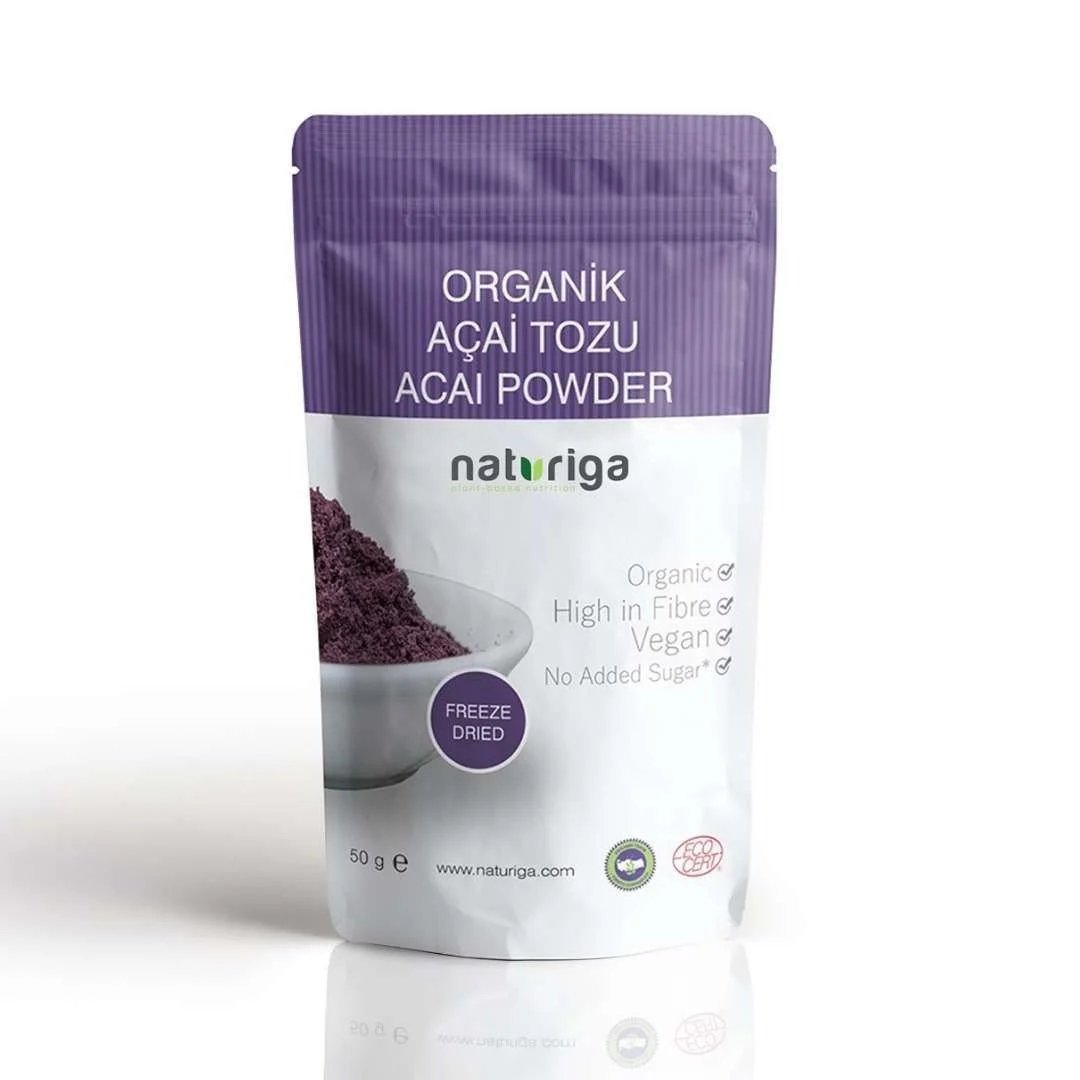 Naturiga Organik Açai Tozu 50 gr