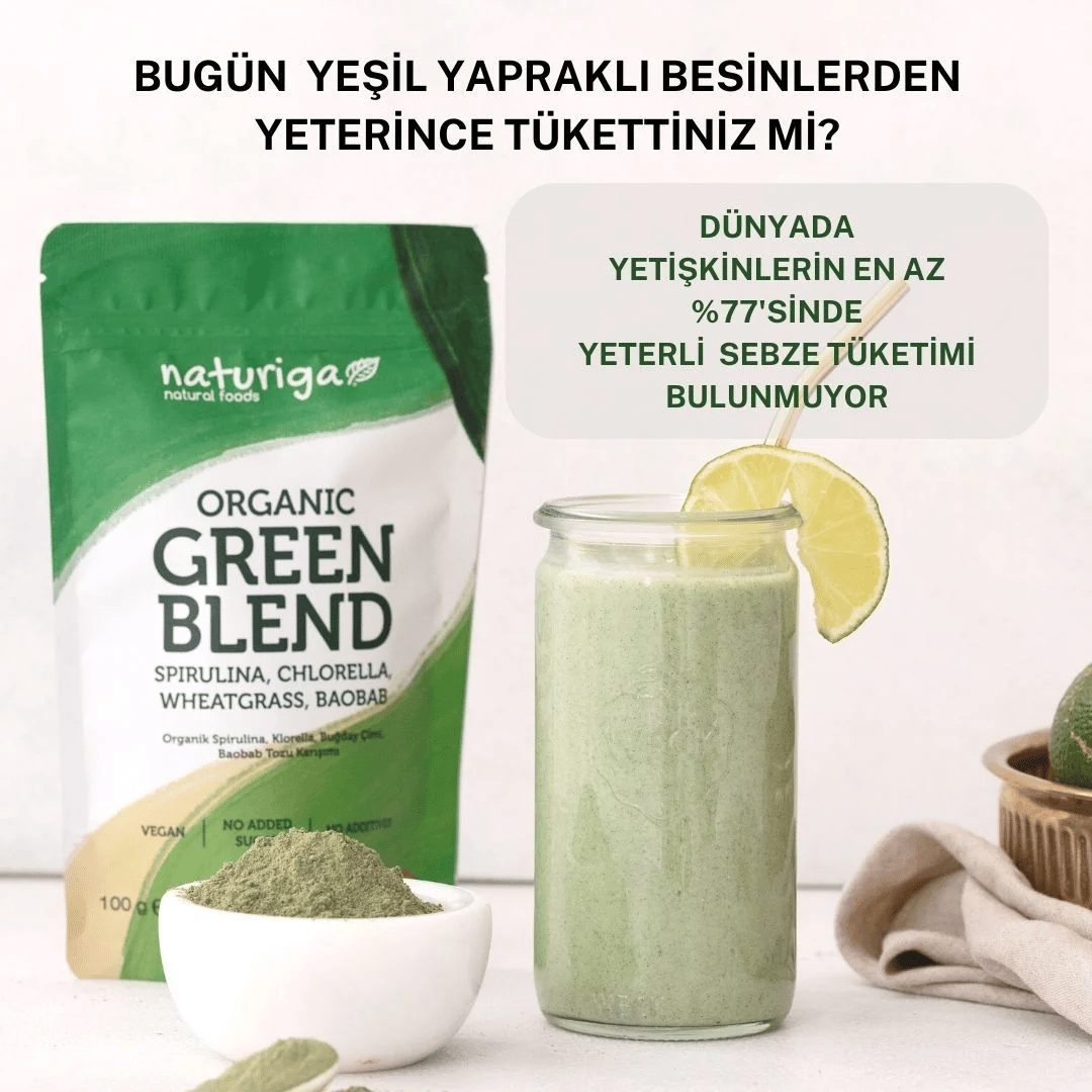 Naturiga Organik Yeşil Karışım 100 gr