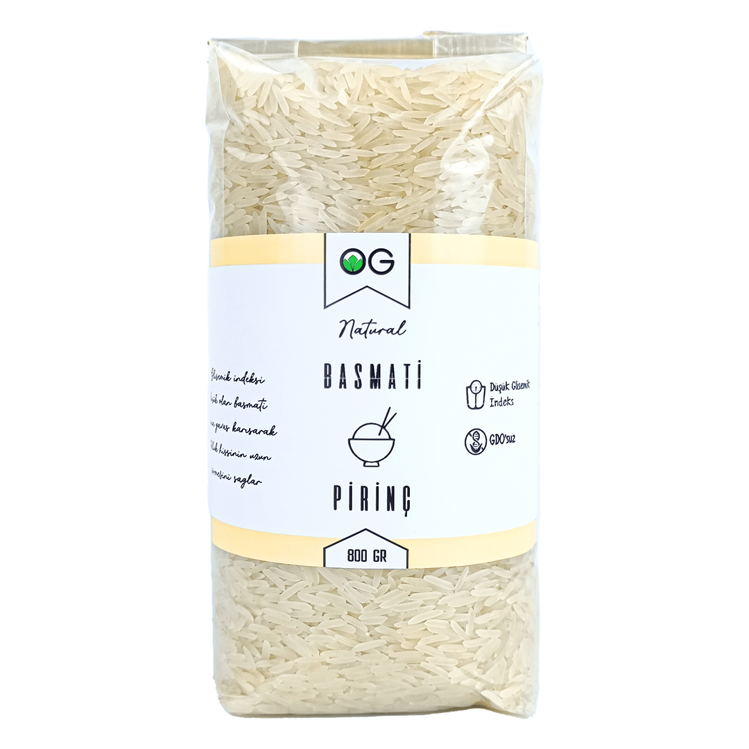 OG Natural Basmati Pirinç 800 gr