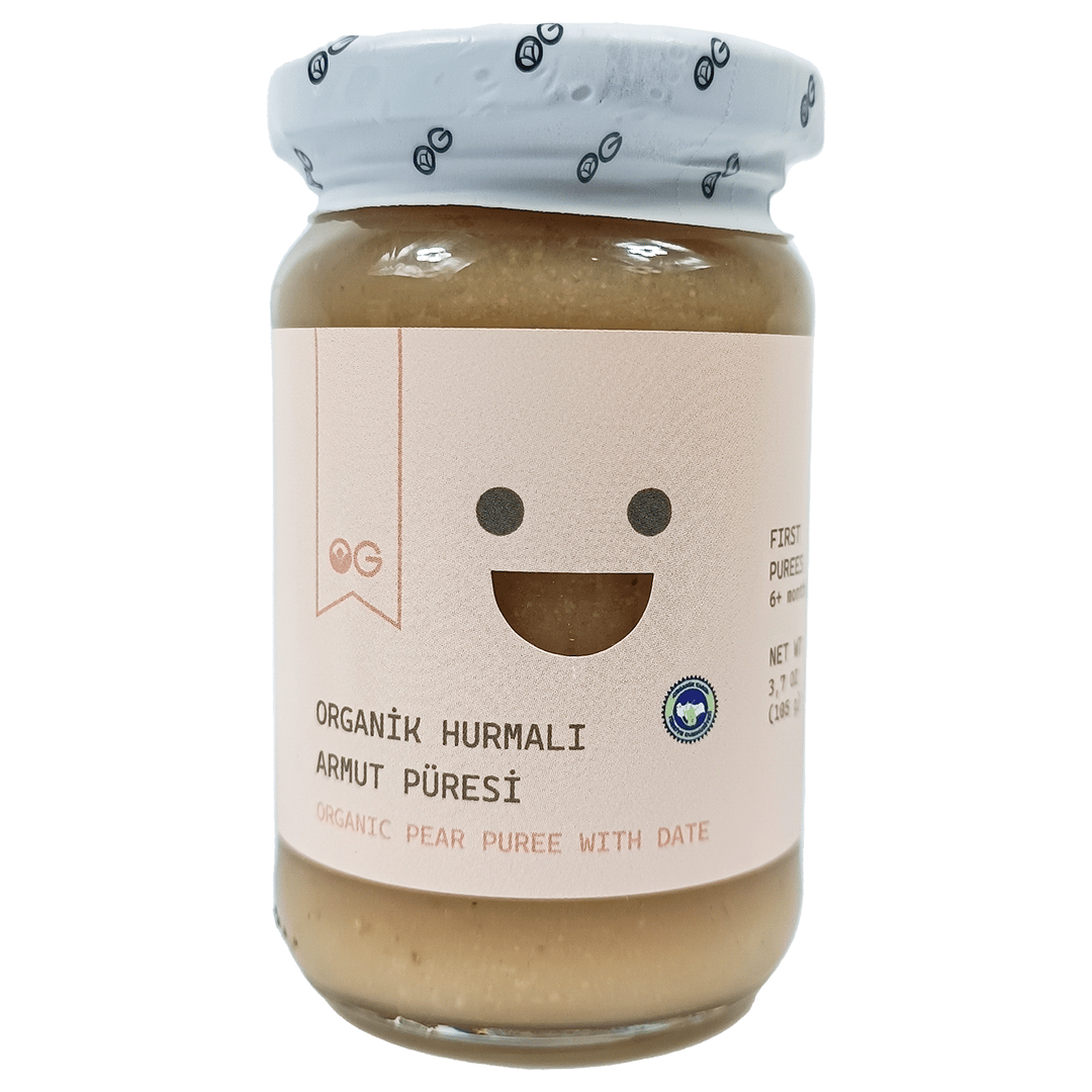 OG Natural Organik Hurmalı Armut Püresi 105 gr +6 Ay