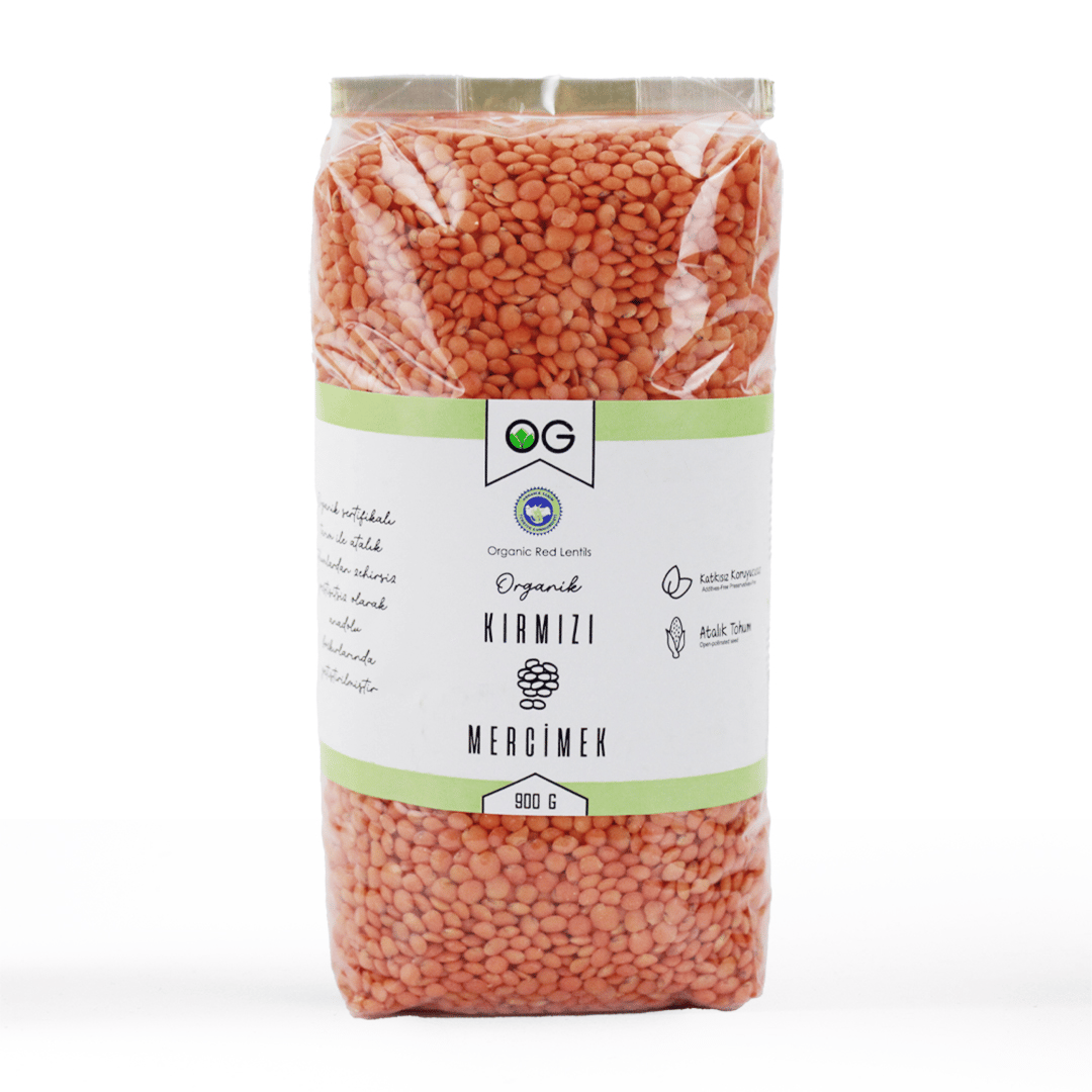 OG Natural Organik Kırmızı Mercimek 900 gr