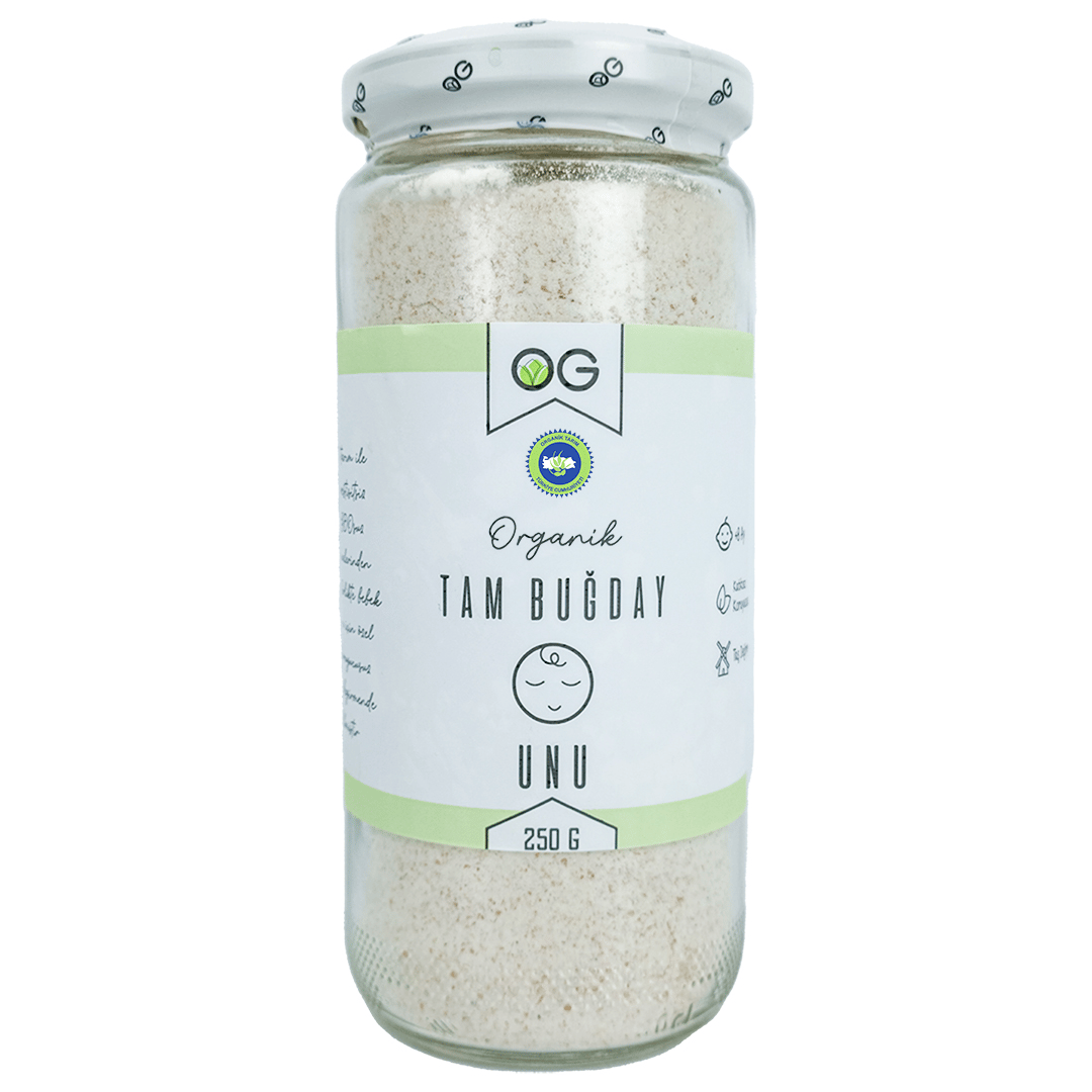 OG Natural Organik Tam Buğday Unu 250 gr +8 Ay