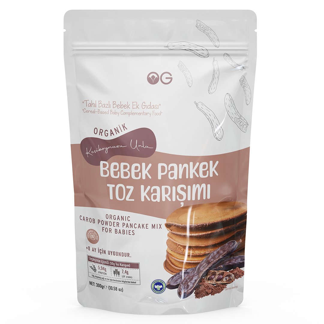 Organik Keçiboynuzlu Bebek Pankek Karışımı 300gr