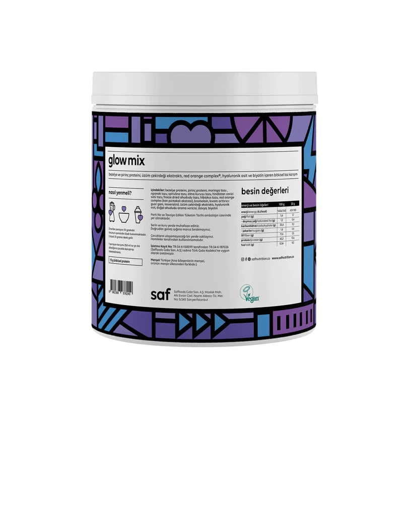 Saf Nutrition Protein Superfood Mix Glow 360 gr