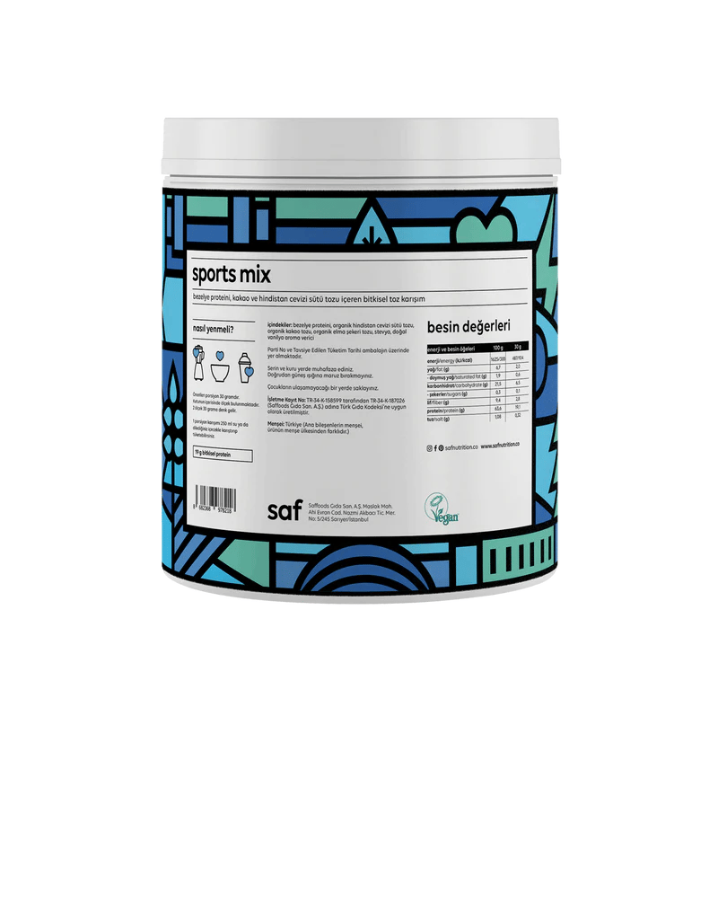 Saf Nutrition Protein Superfood Mix Sports 360 gr