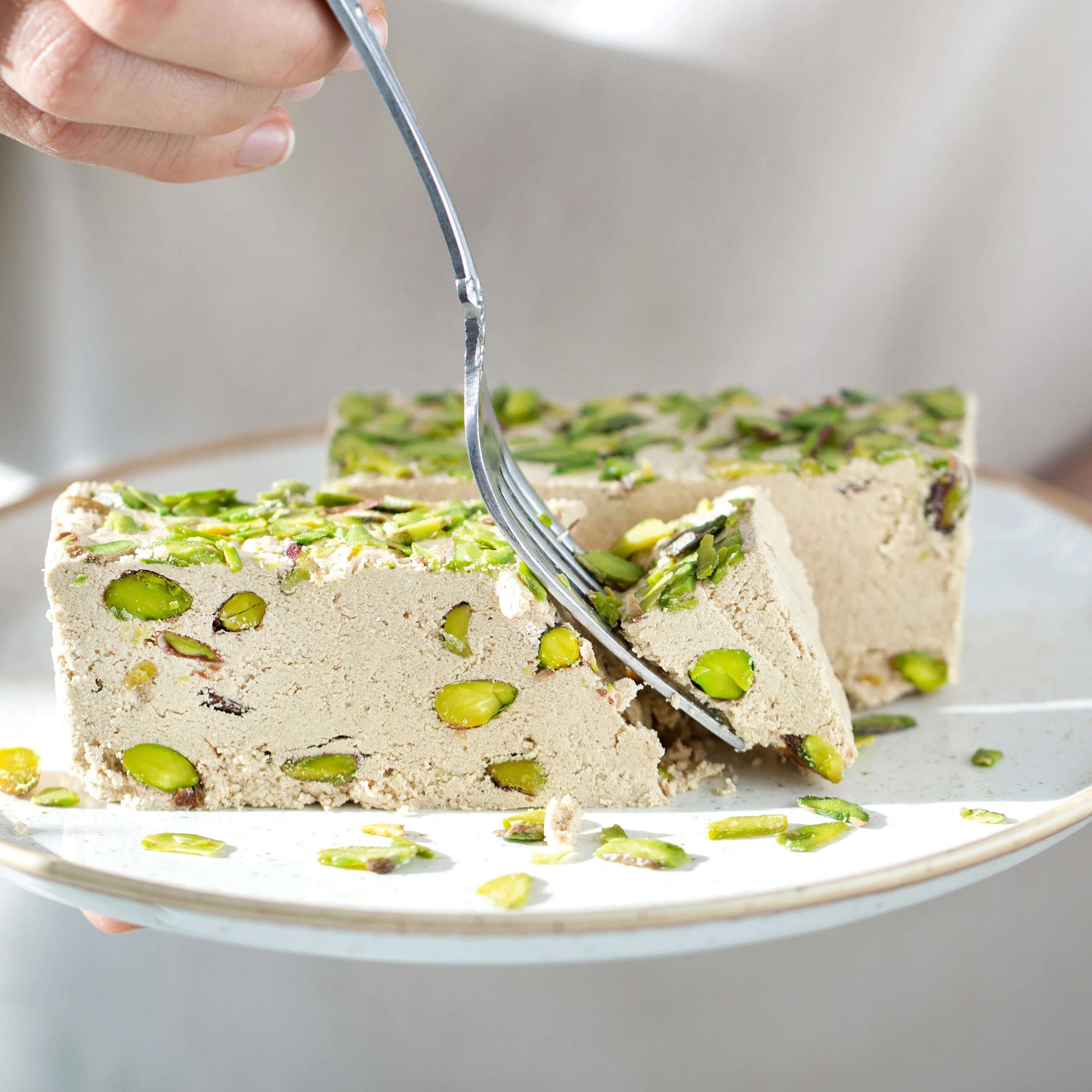 Servet Antep Fıstıklı Taze Tahin Helvası 400 gr & Rafine Şeker İlavesiz 