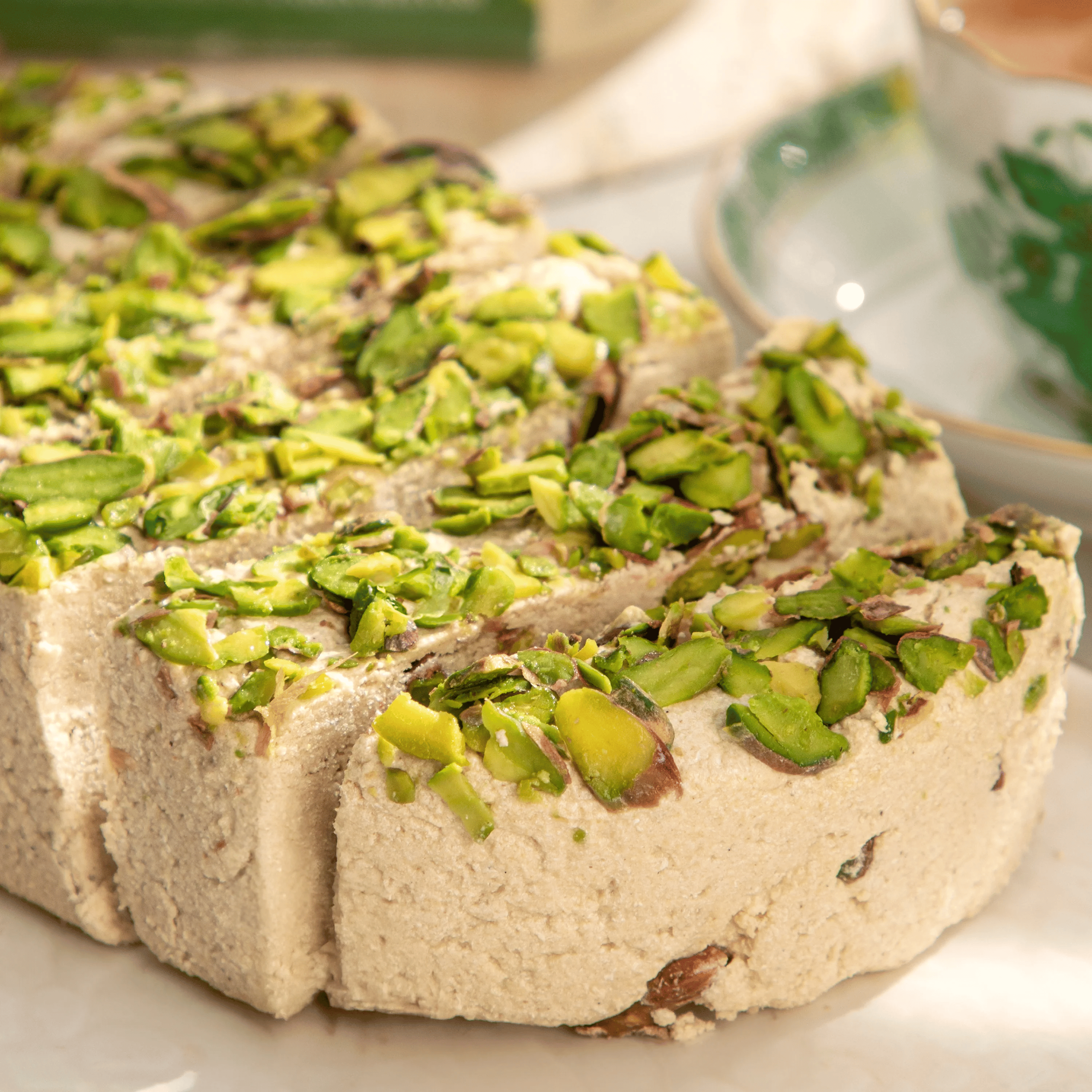 Servet Antep Fıstıklı Taze Tahin Helvası 400 gr & Rafine Şeker İlavesiz 