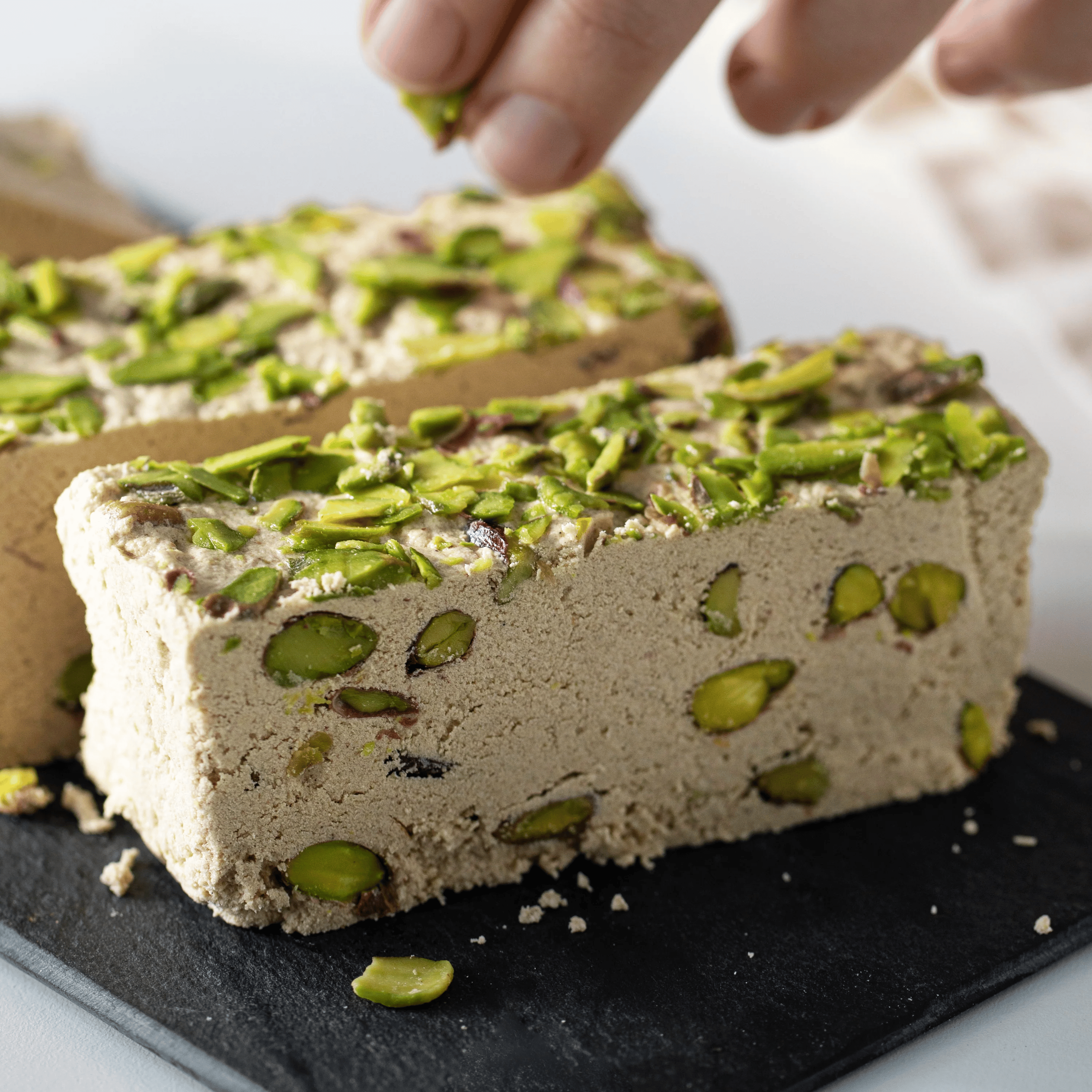 Servet Antep Fıstıklı Taze Tahin Helvası 400 gr & Rafine Şeker İlavesiz 