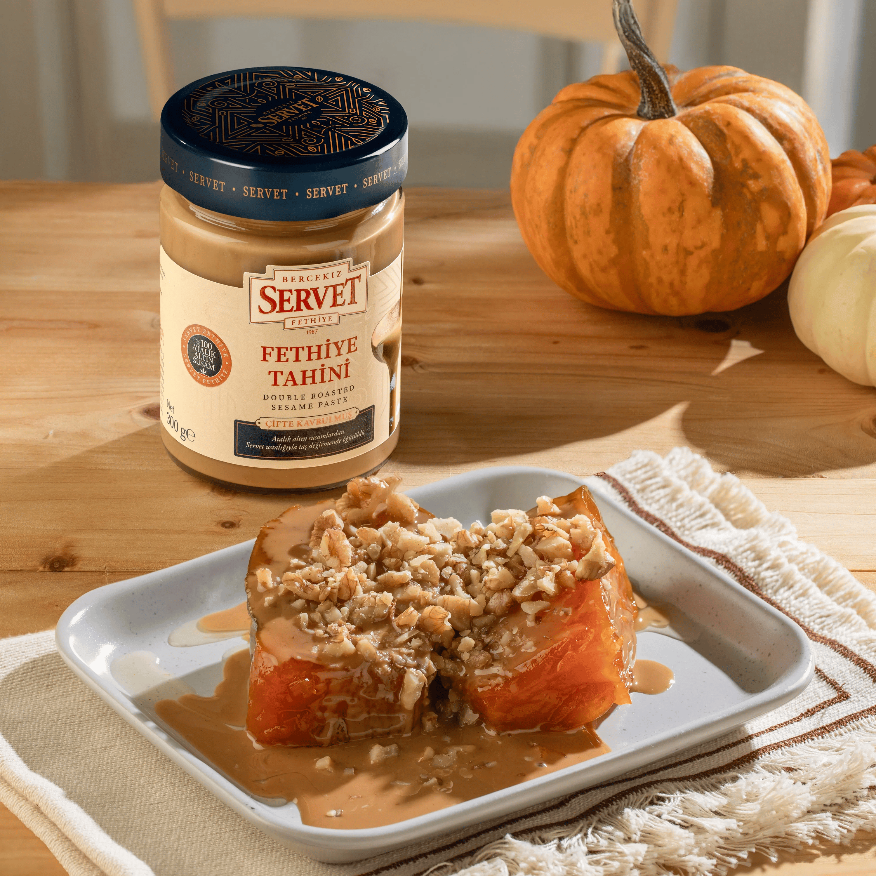 Servet Çifte Kavrulmuş Taze Tahin 300 gr