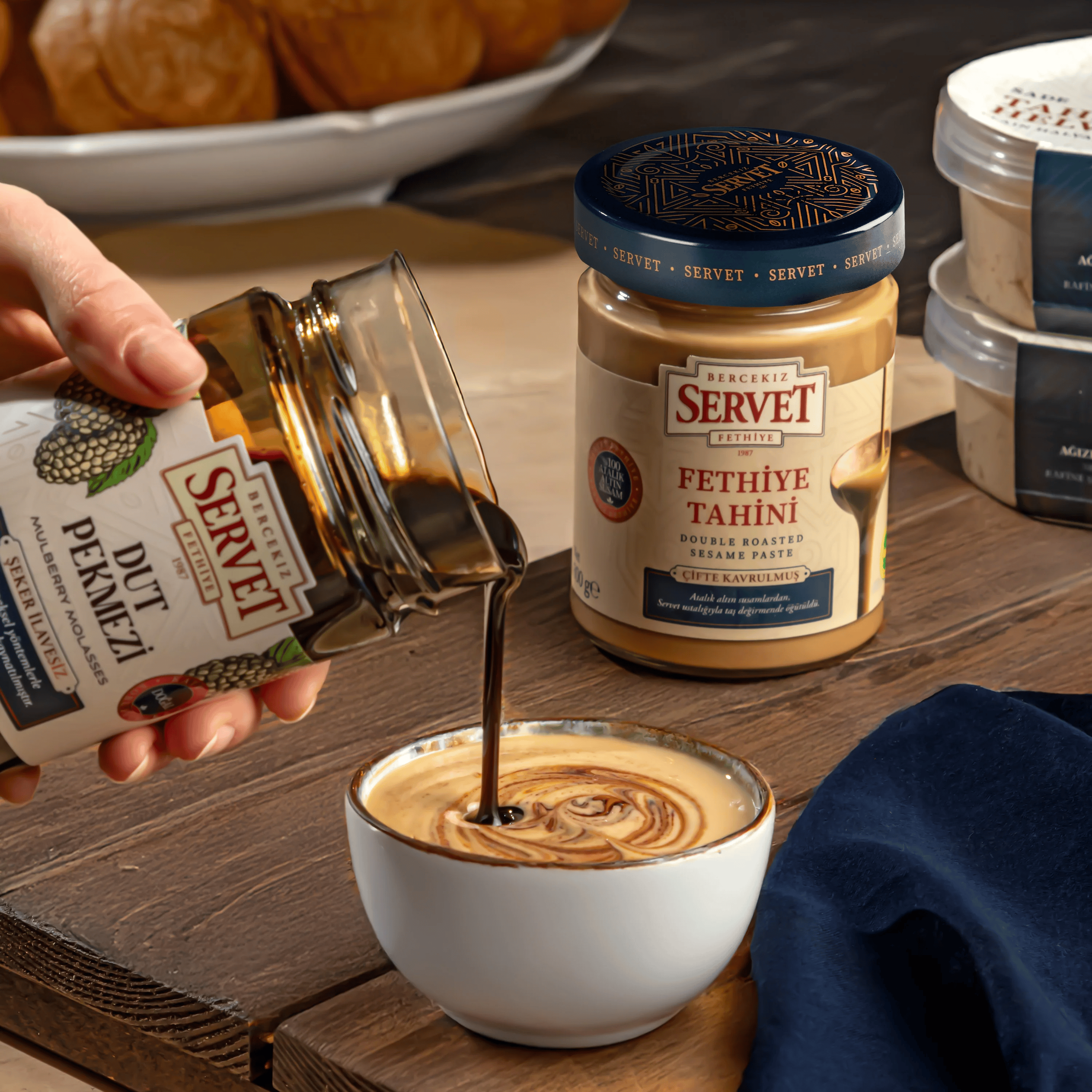 Servet Çifte Kavrulmuş Taze Tahin 300 gr