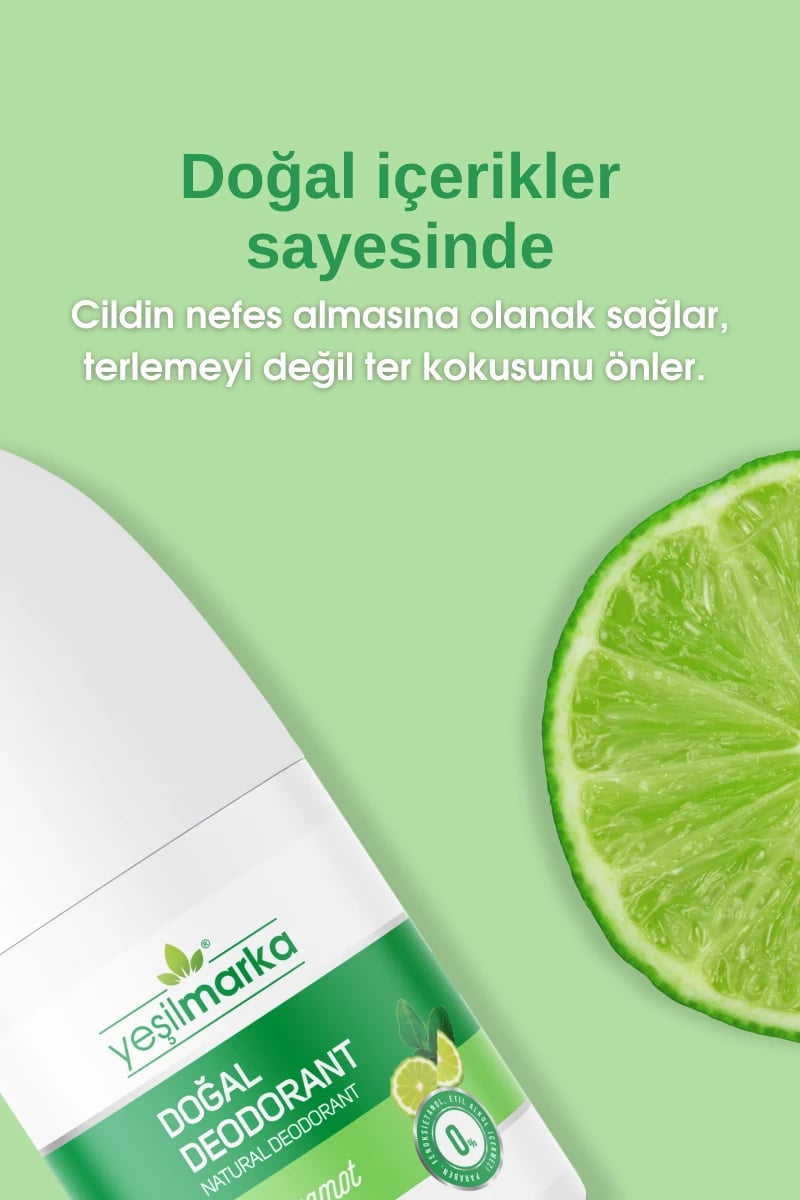 Yeşilmarka Doğal Deodorant Bergamot