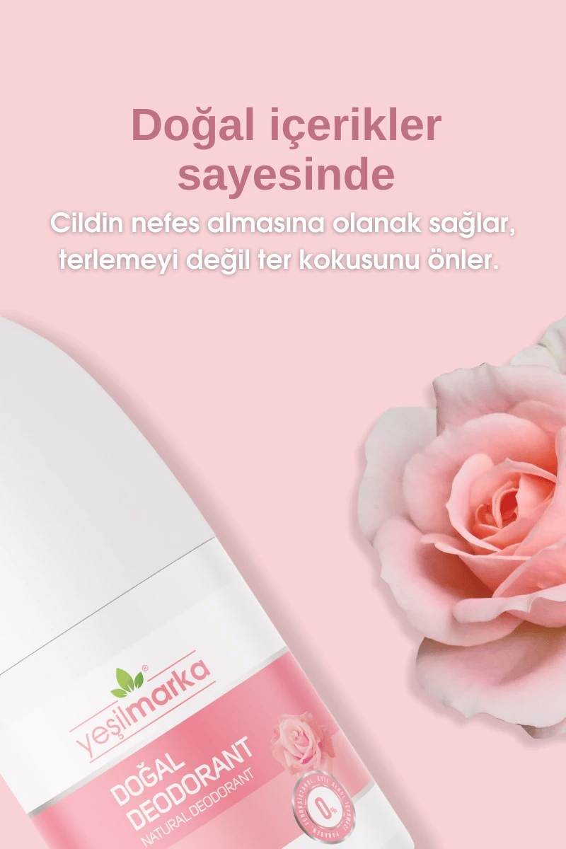 Yeşilmarka Doğal Deodorant Gül