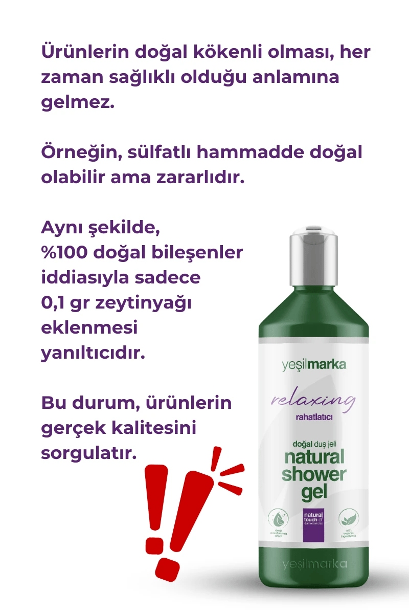 Yeşilmarka Doğal Duş Jeli & Rahatlatıcı Etki