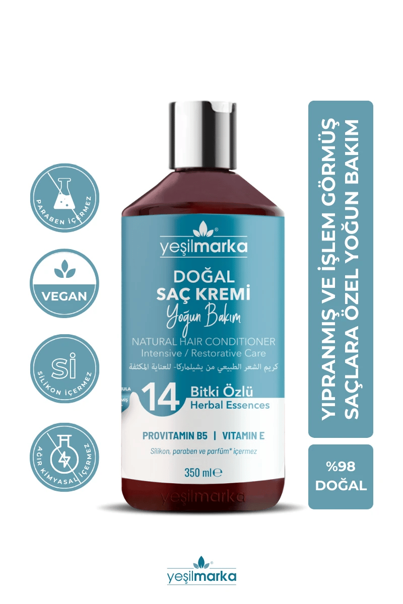 Yeşilmarka Doğal Saç Kremi & Yoğun Bakım