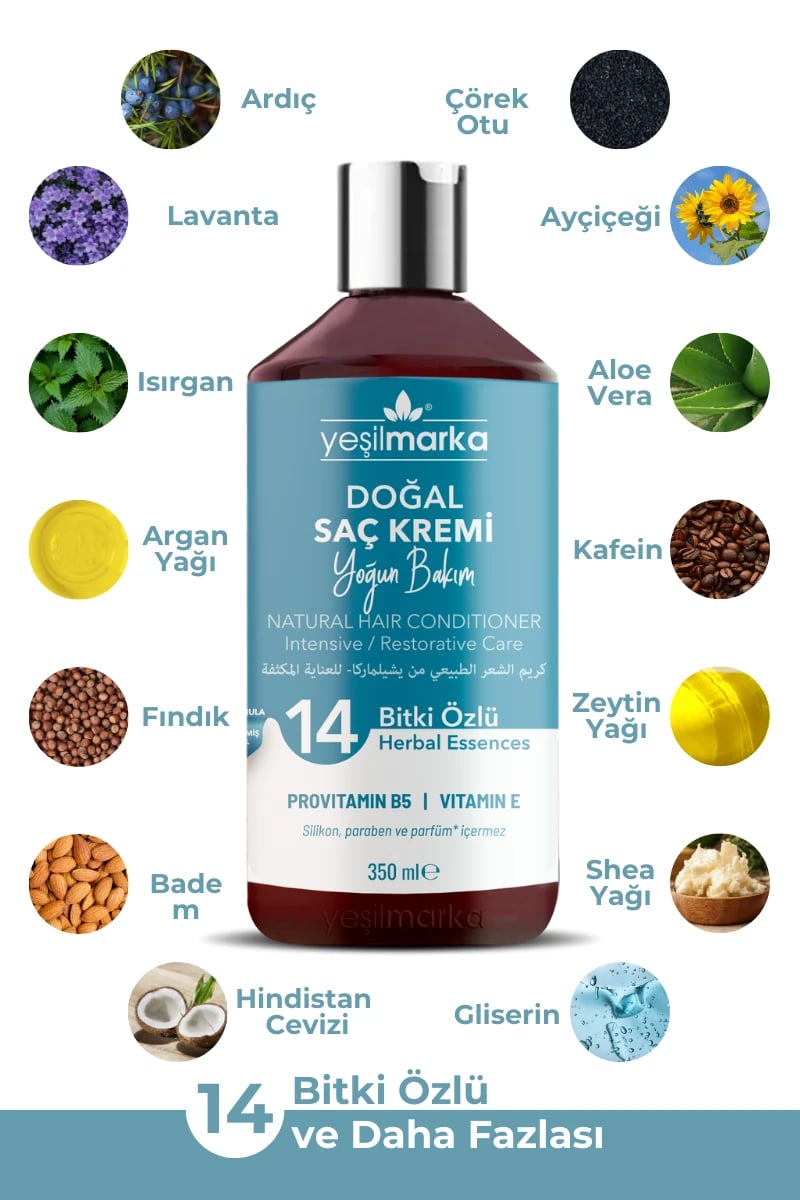 Yeşilmarka Doğal Saç Kremi & Yoğun Bakım
