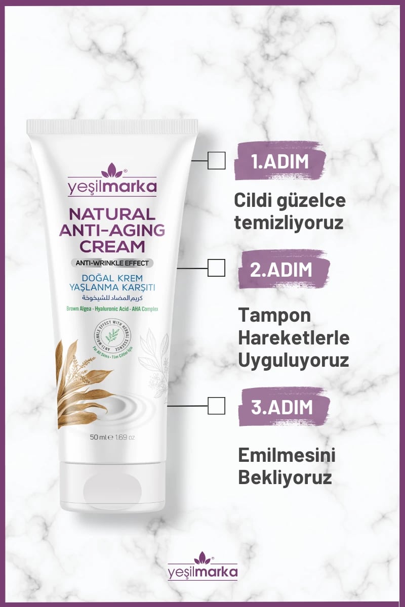 Yeşilmarka Doğal Yaşlanma Karşıtı (Anti Aging) Krem