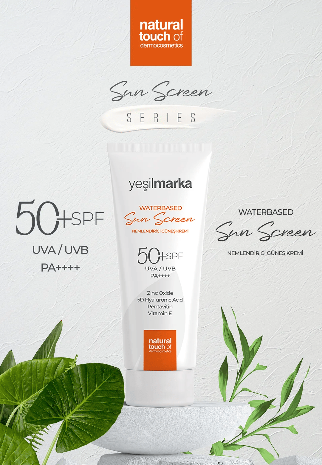 Yeşilmarka Su Bazlı Güneş Kremi 50 Faktör (SPF)