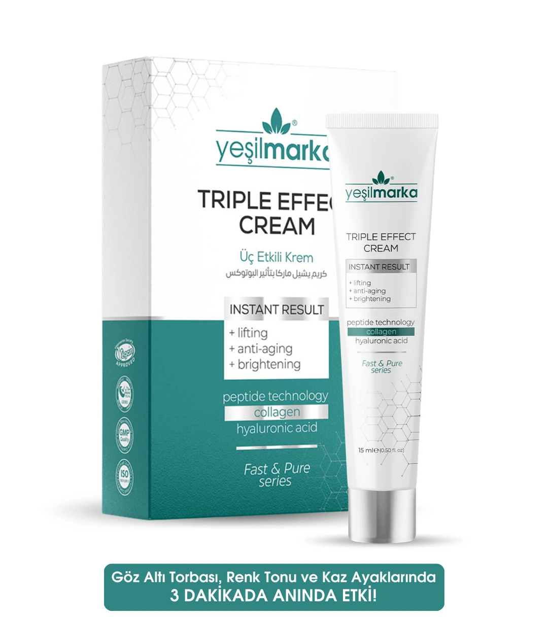 Yeşilmarka Triple Effect Krem (Lifting, Anti Aging, Brigtening)