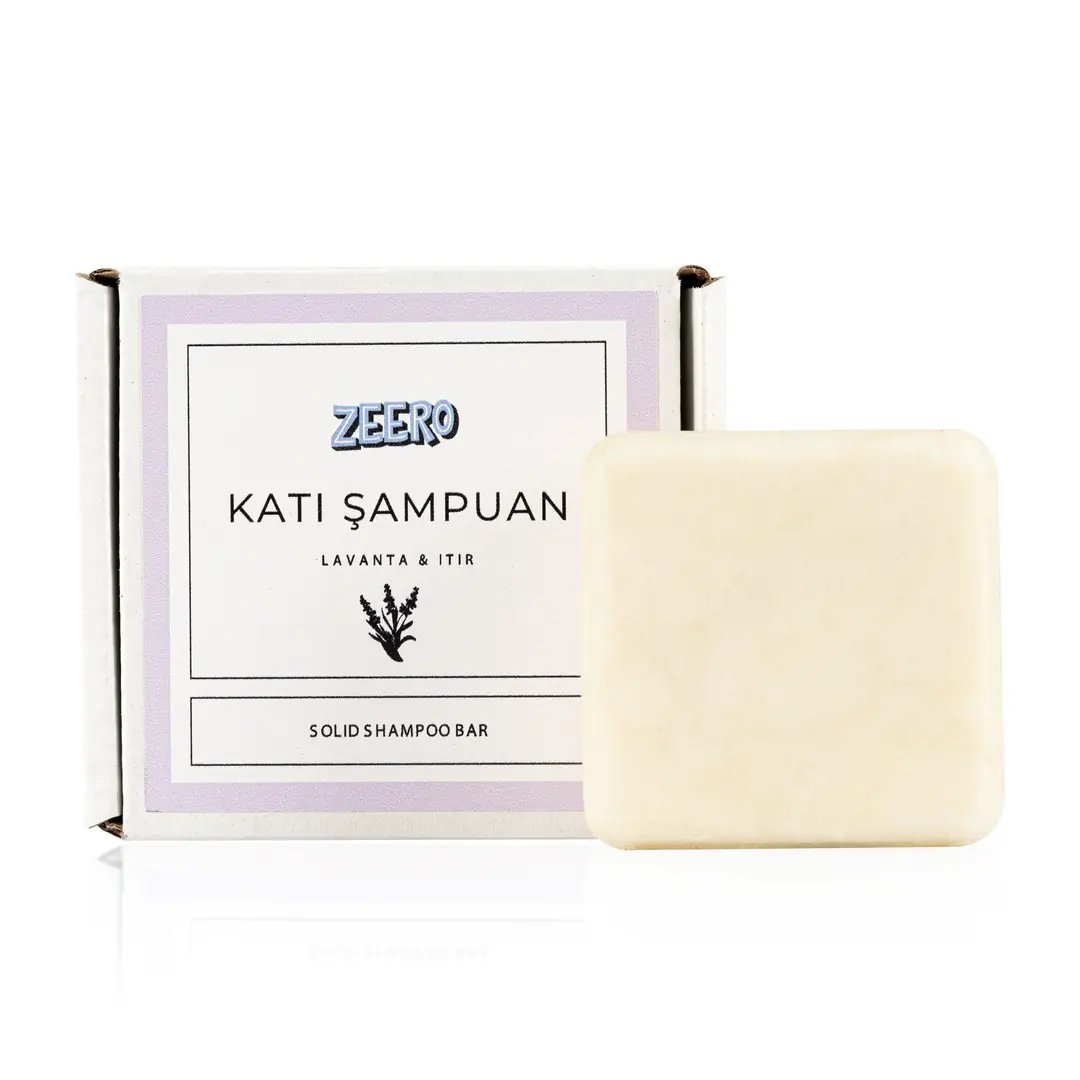 Zeero Katı Şampuan & Lavanta Itır Sülfatsız Şampuan