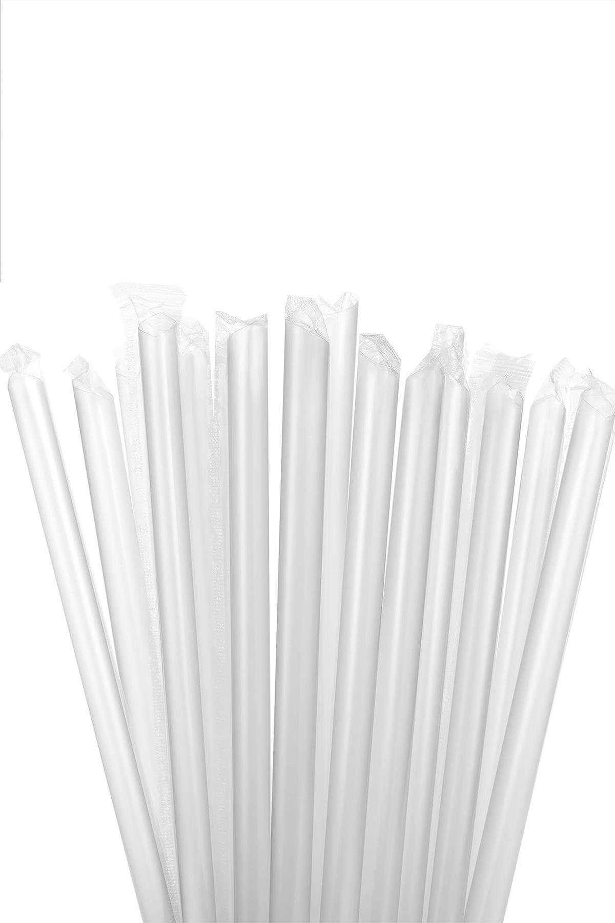 Bubble Tea Pipet 12 mm 22 cm | 100'lü Paket Jelatinli