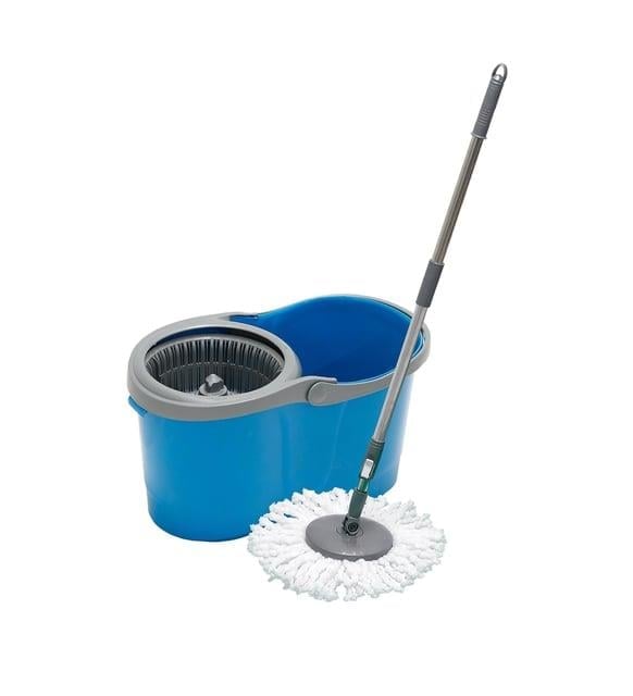 Döner Başlıklı Pratik Temizlik Seti - Plastik Mop