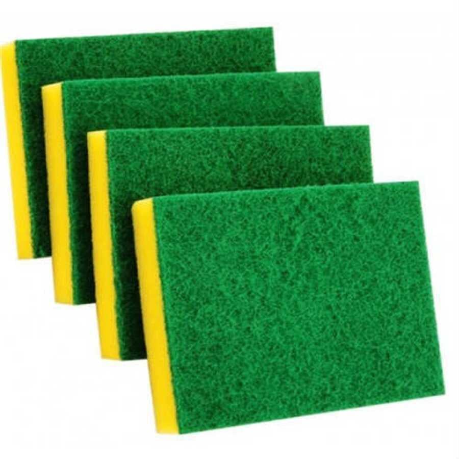 Endüstriyel Temizlik Süngeri 10,5x15 cm – 4'lü Paket