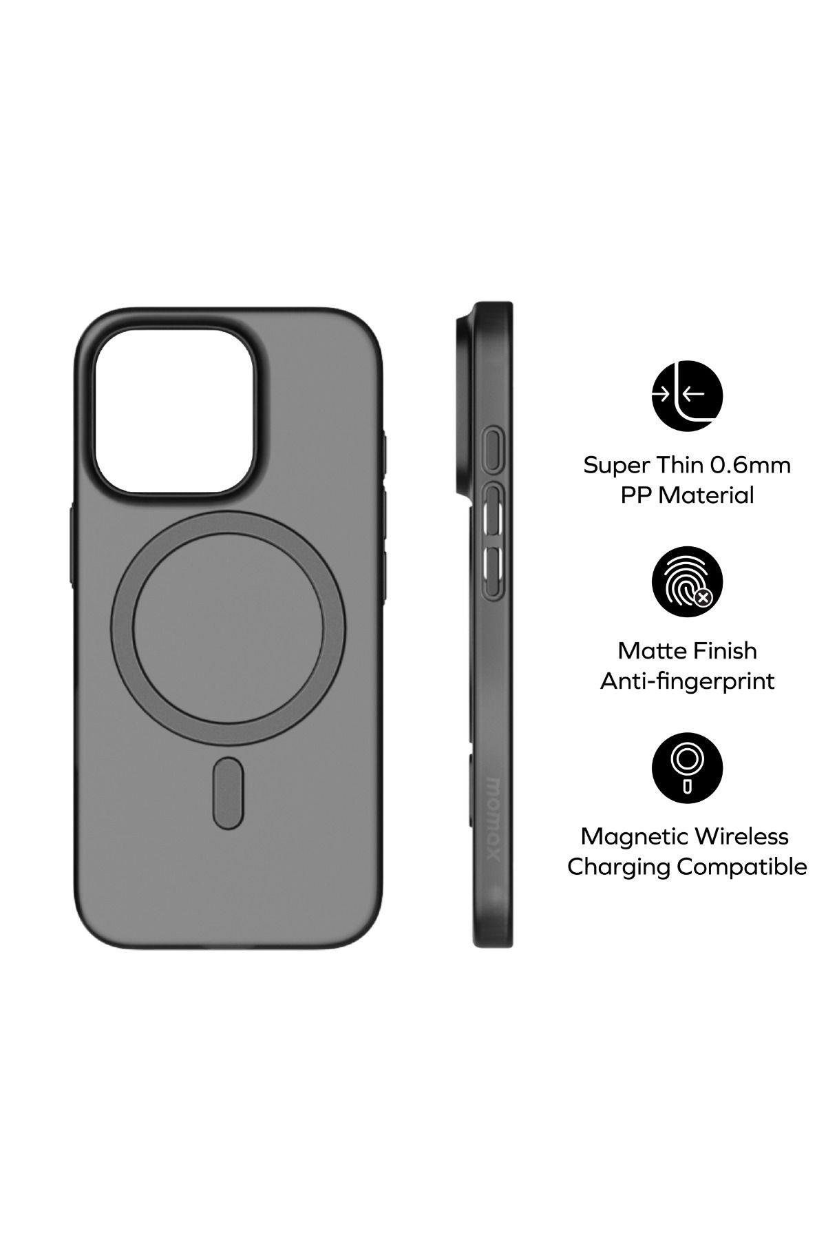 Lite CaseForm Magnetic Case iPhone 16 Plus (Transparent Black)