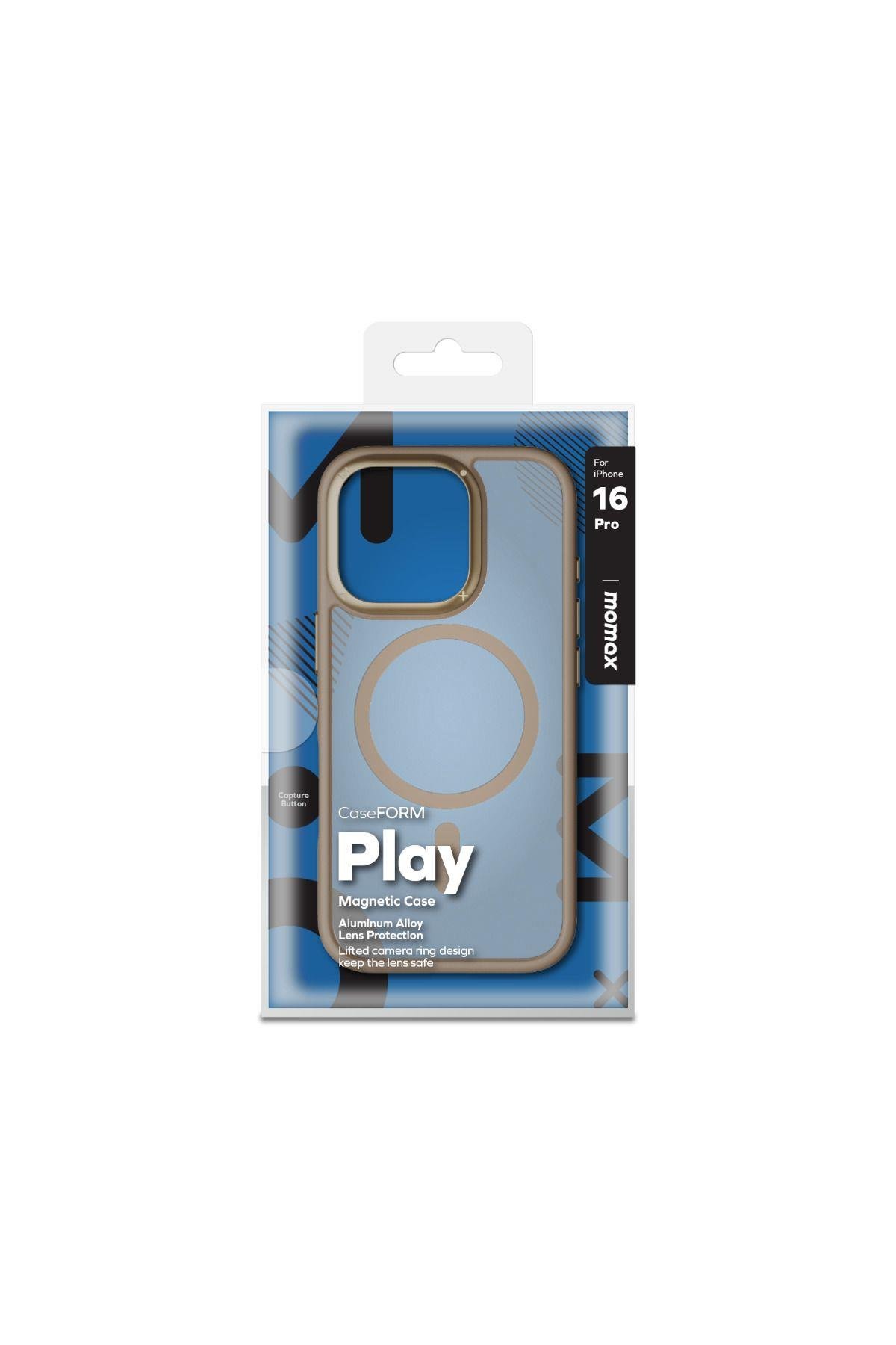 Play CaseForm Magnetic Case iPhone 16 Pro (Gold)