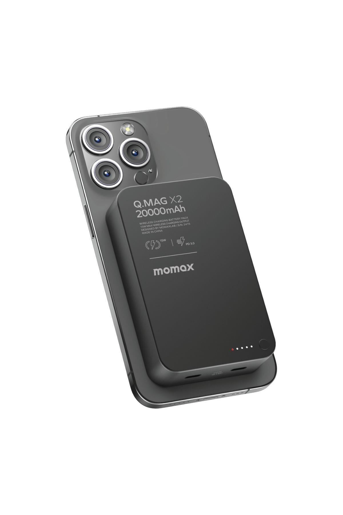 Q.Mag X2 35W 20000mAh wireless battery pack (Black) MACBOOK ŞARJ ÖZELLİKLİ