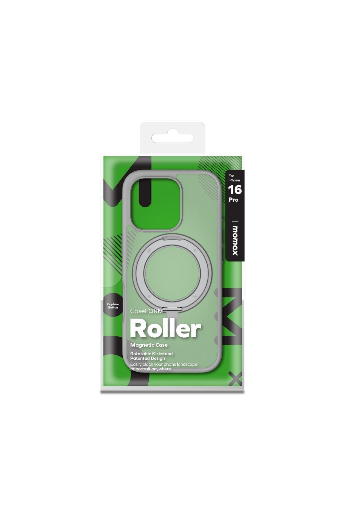 Roller CaseForm Magnetic Case iPhone 16 Pro (Light Grey)
