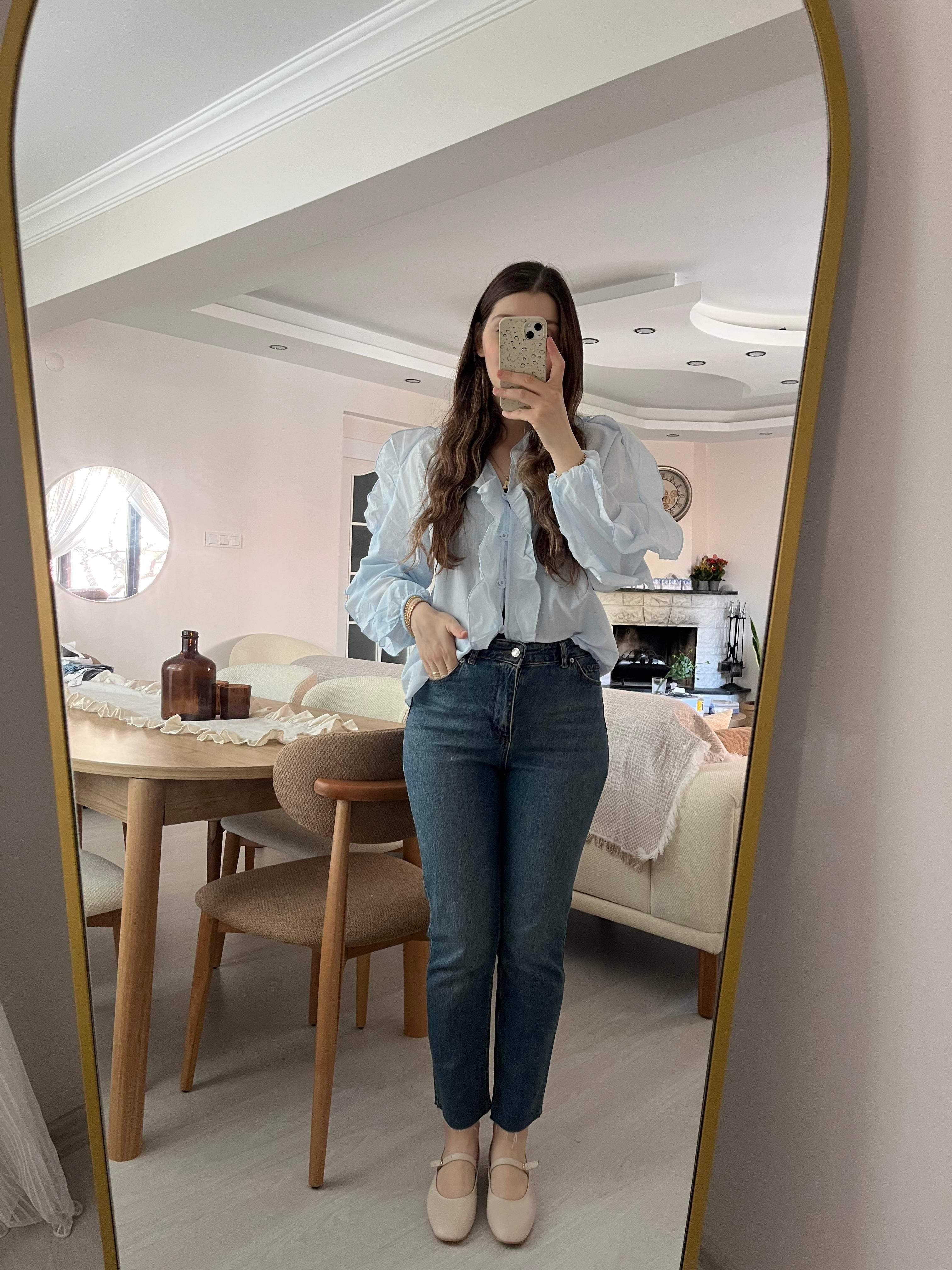 Orj Marka Koyu Mavi Yüksel Bel Jean