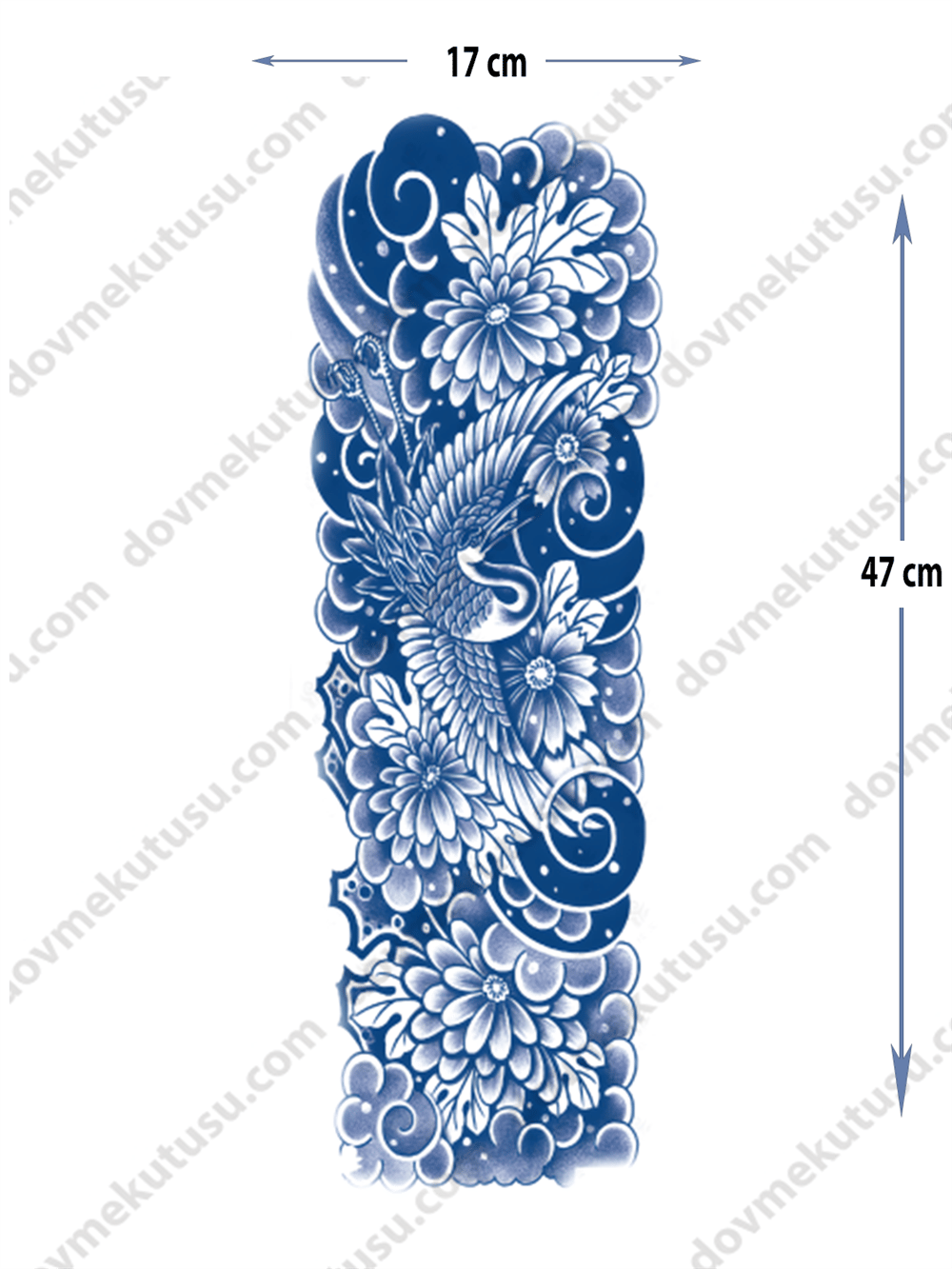 anka kuşu rüyası yarı kalıcı Kol Kaplamalı Dövme 