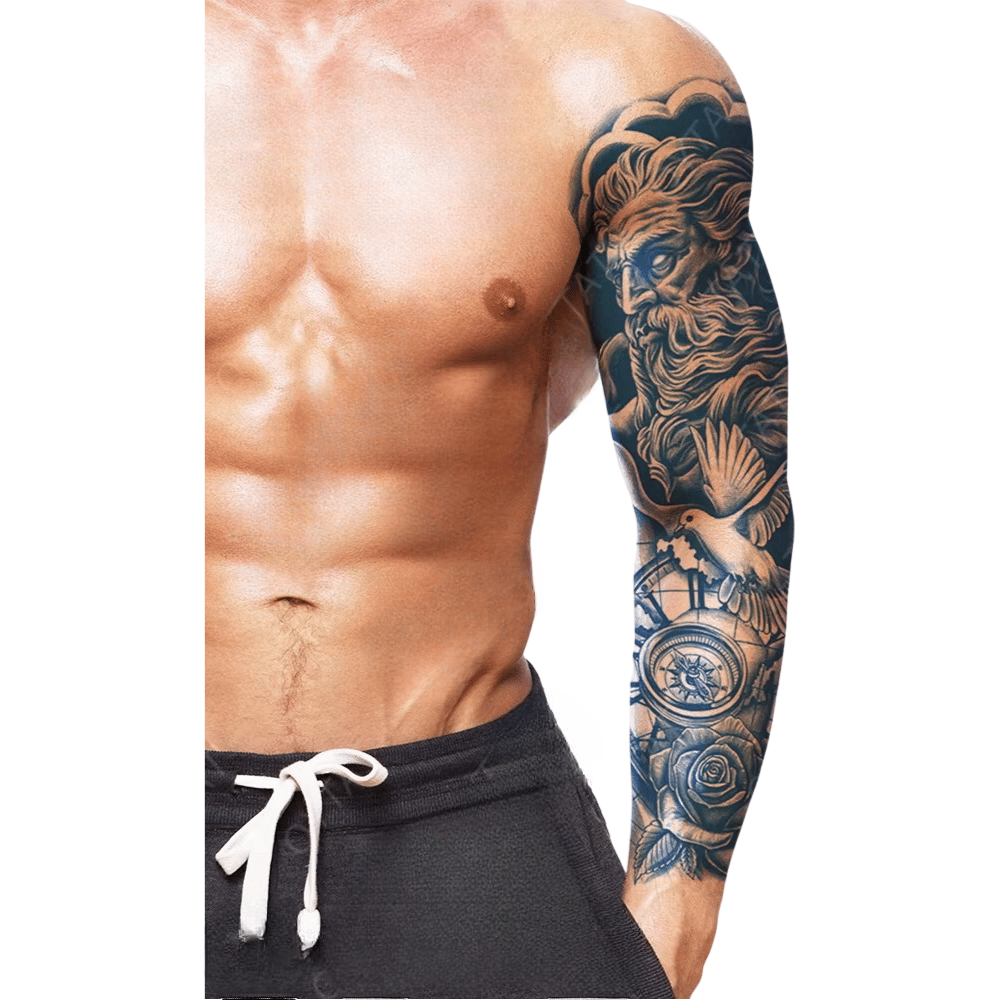 bilgelik figürü yarı kalıcı Kol Kaplamalı Dövme 