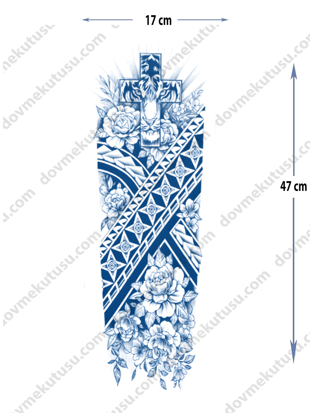 dragon şerit yarı kalıcı Kol Kaplamalı Dövme 