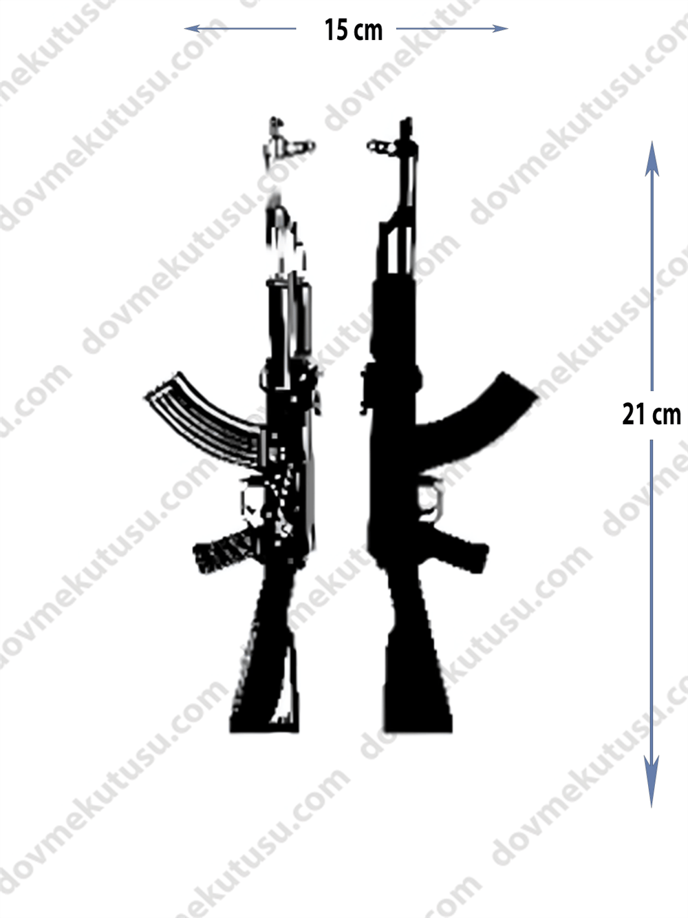 Geçici Dövme | İki Adet Keleş Tasarımı – Gücün ve Cesaretin Simgesi